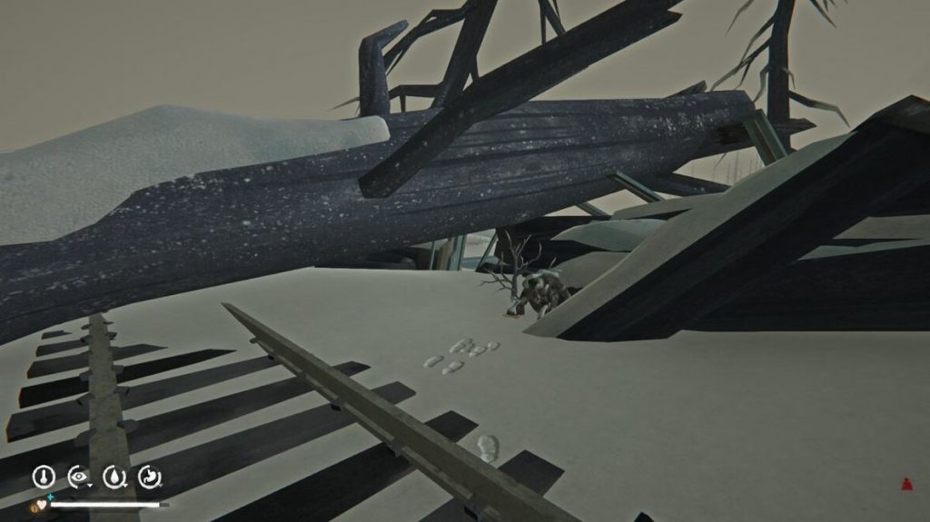 Грузовые вагоны на Разбитой железной дороге