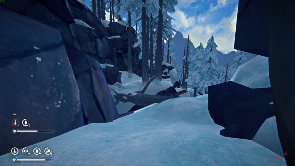 переход через пропасть по дереву — путь в Общественный клуб