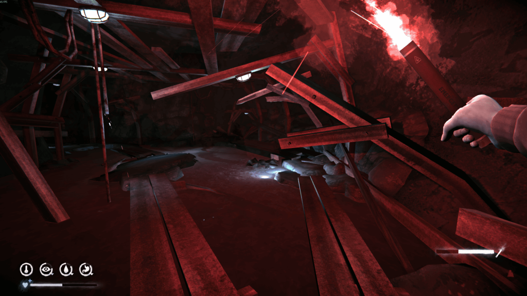 переход по балке в шахтах — навигация головоломки