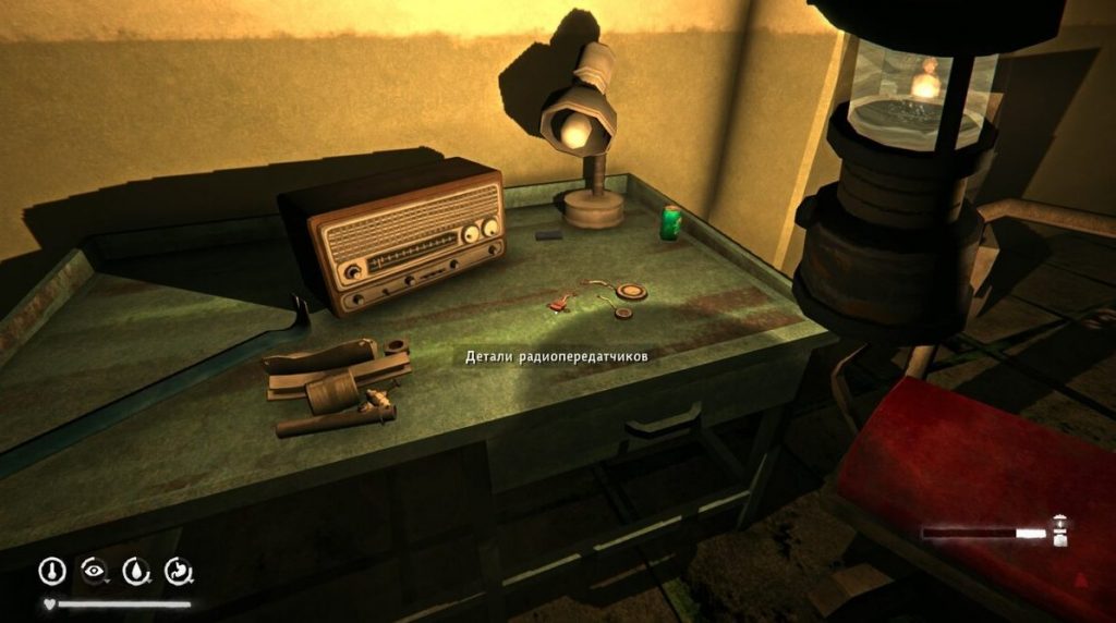 верстак с запчастями для радио — ГЭС Картер Лонг Дарк