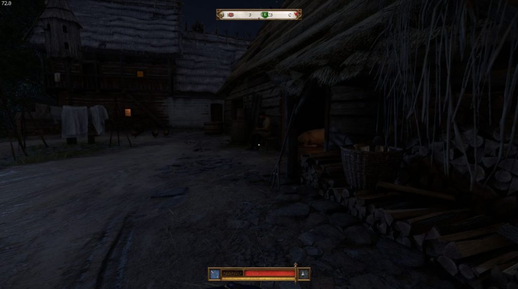 проникновение в хлев ночью