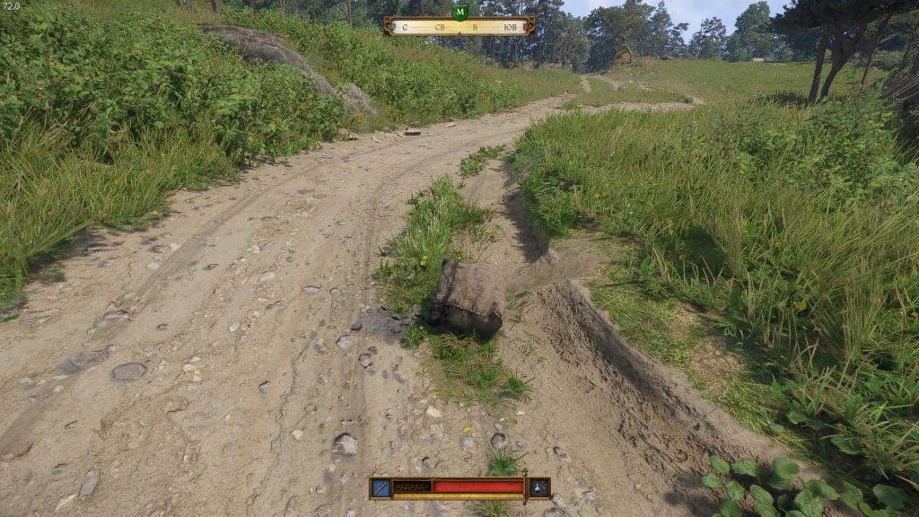 находка мешка с углём