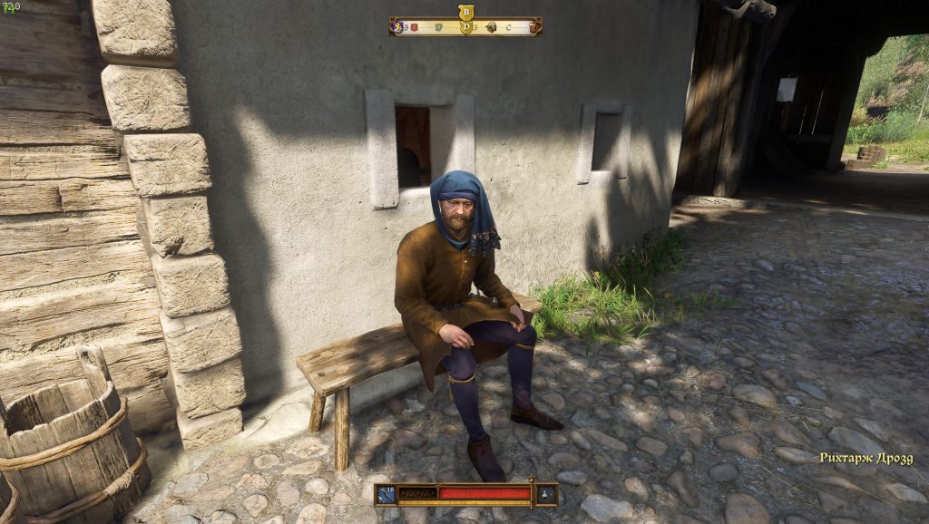 Поговорить с рихтаржем Дроздом о Павлене в Тросковице