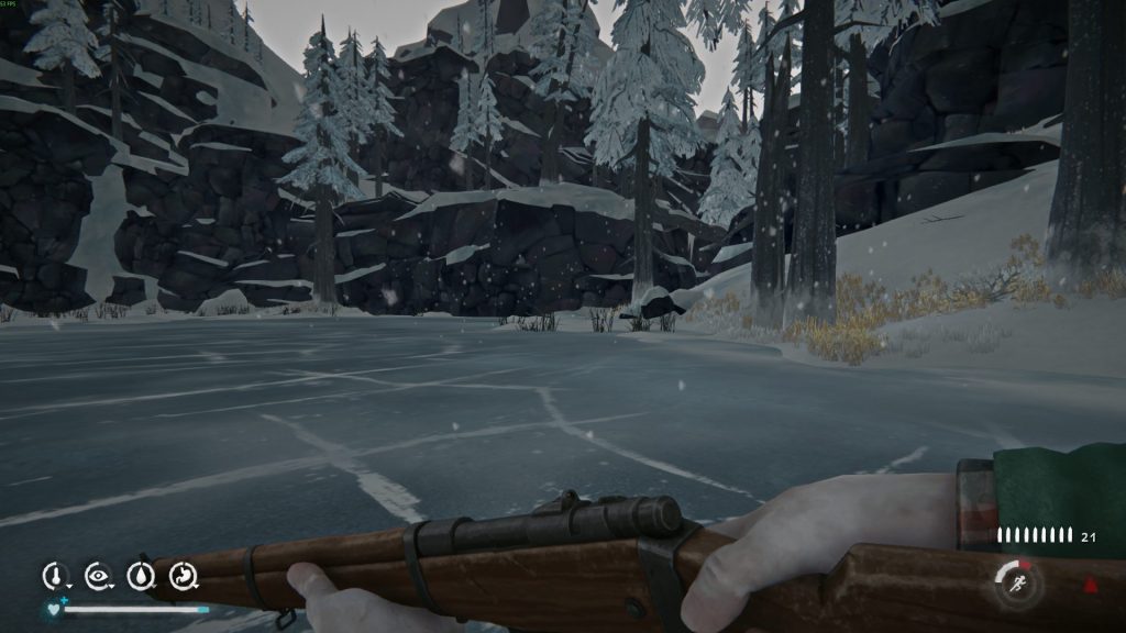 замерзший водоем — путь к тайнику Лонг Дарк