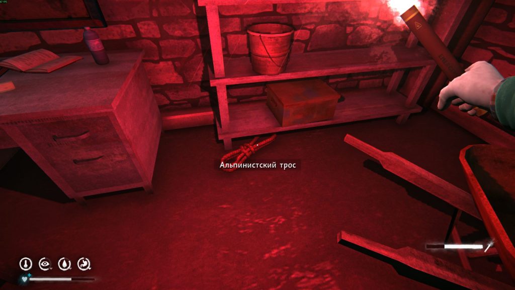 альпинистский трос в подвале — The Long Dark эпизод 2