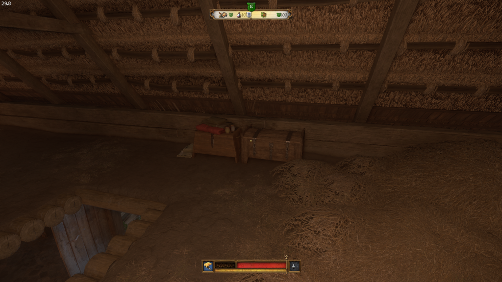 чердак с сундуком одежды — кража для квеста Materia Prima KCD2