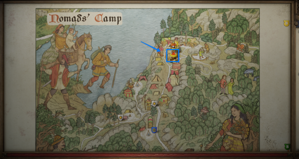 цыганский табор возле Троски — квест Miri Fajta Kingdom Come 2