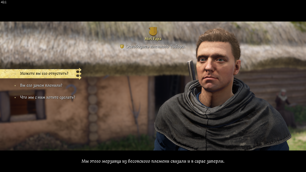 разговор с поденщиком о Тиборе — Miri Fajta Kingdom Come 2