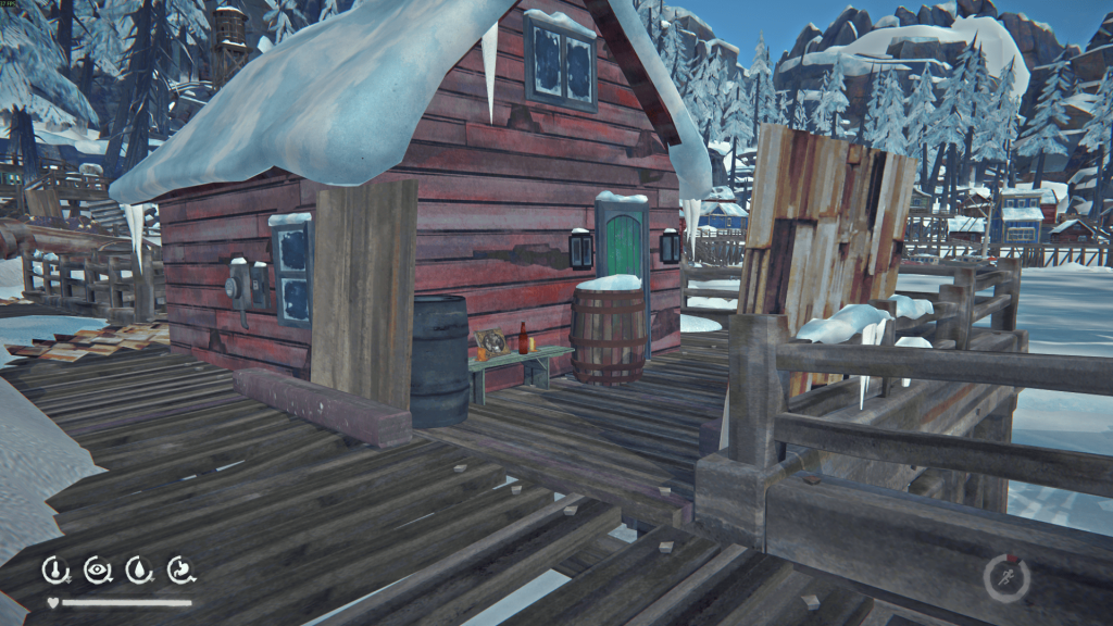 интерьер домика на причале — поиск припасов 5 эпизод Лонг Дарк