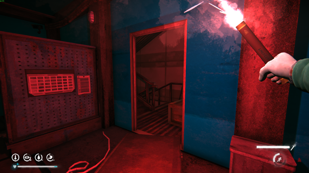 лестничная площадка ГЭС — квест Выстрелы с озера The Long Dark