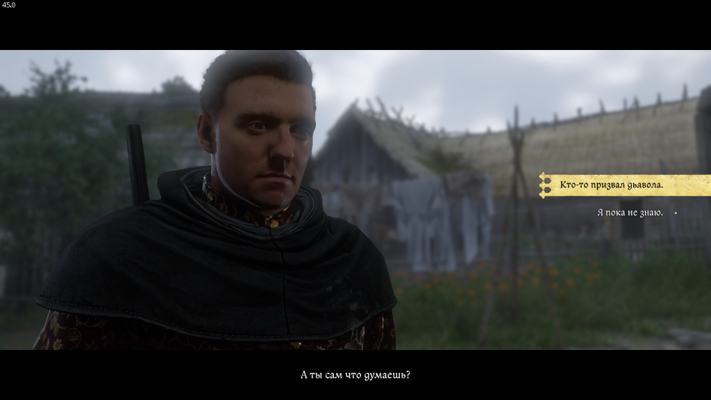 Герта рассказывает о видении дьявола — квест Отшельник