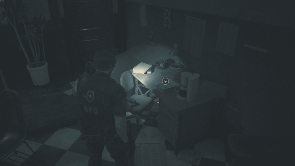 кабинет западного крыла — отчет, Resident Evil 2 Remake