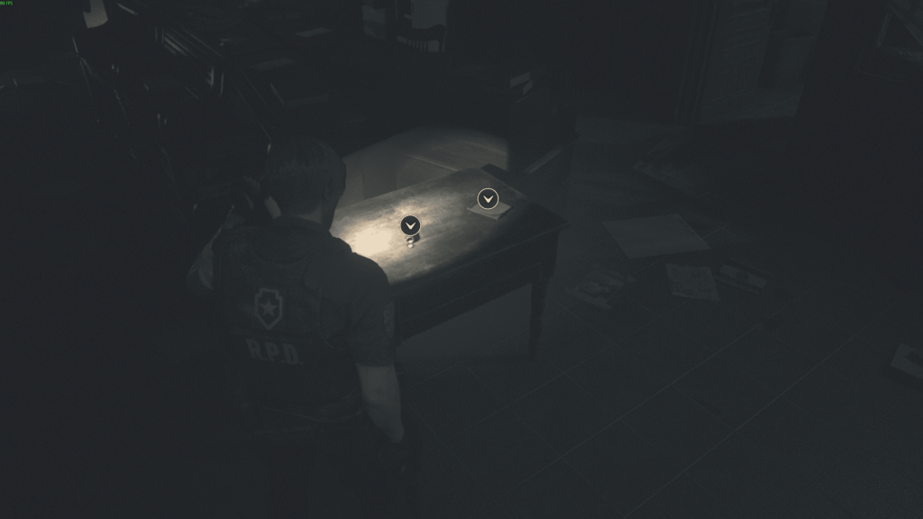 западный офис — порох, записка, Resident Evil 2 Remake