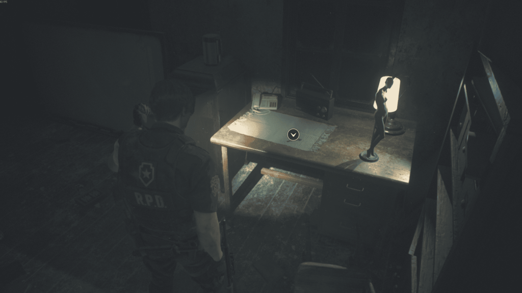 ключ пики на столе — третий этаж, Resident Evil 2 Remake