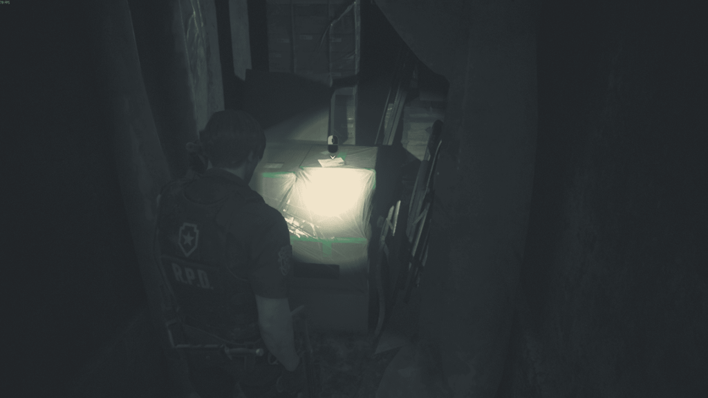записка Всем выжившим — предупреждение о лизунах, RE2 Remake