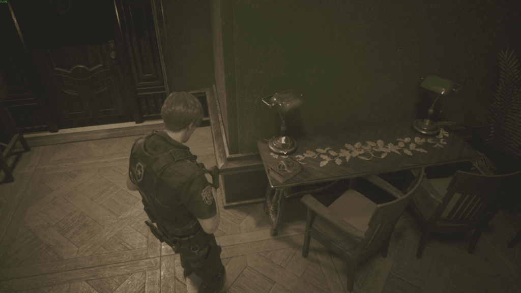 красная книга и статуя — головоломка библиотеки, Resident Evil 2 Remake
