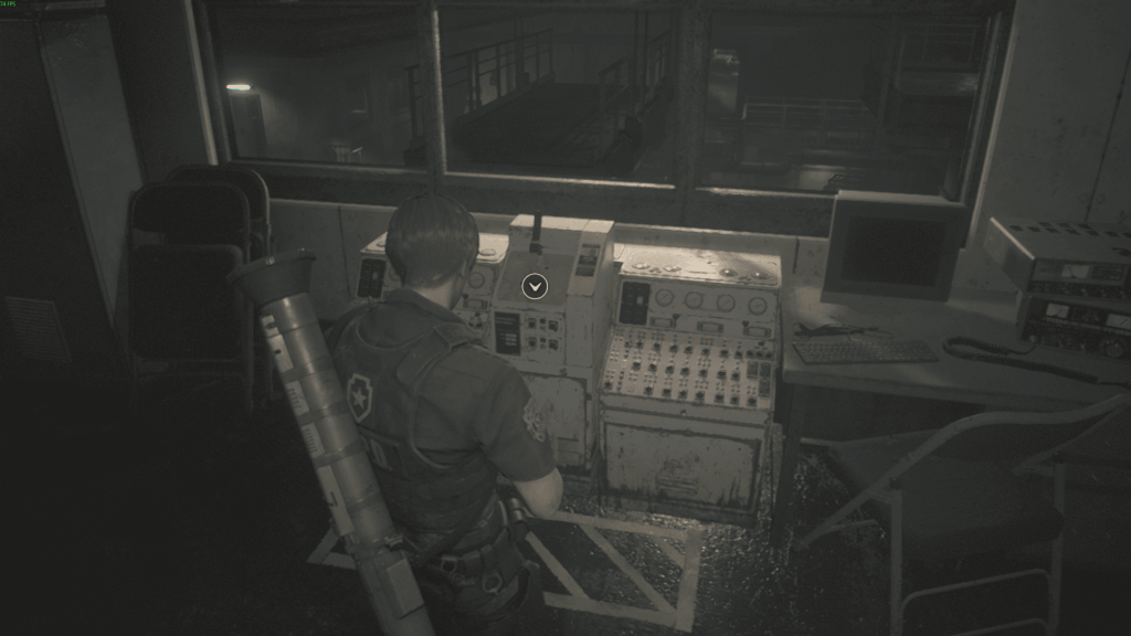 рычаг для моста — путь открыт, Resident Evil 2 Remake