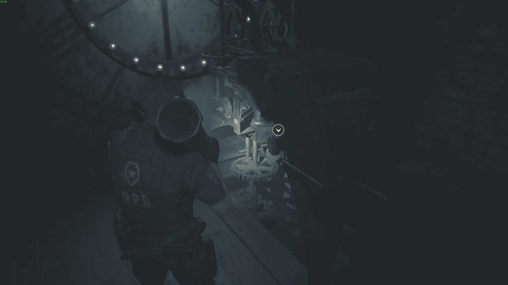 механизм с шестернями — часовая башня, Resident Evil 2 Remake
