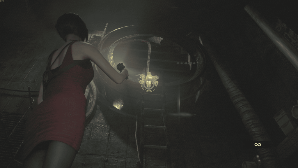 взлом мотора вентилятора — Ада Вонг, Resident Evil 2 Remake