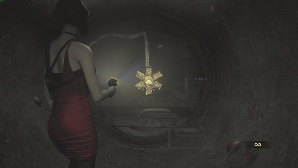 спуск вниз — Ада Вонг, Resident Evil 2 Remake