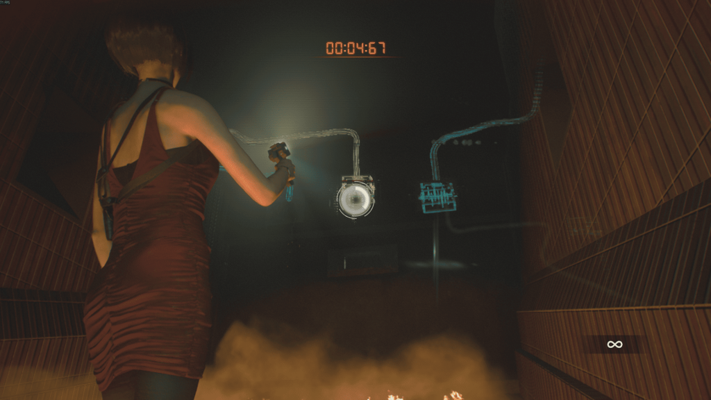 взлом блоков в печи — Ада Вонг, Resident Evil 2 Remake