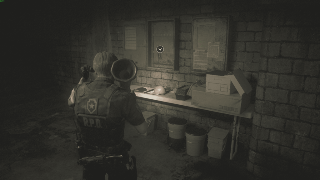 ключ для персонала — нижний канал, Resident Evil 2 Remake