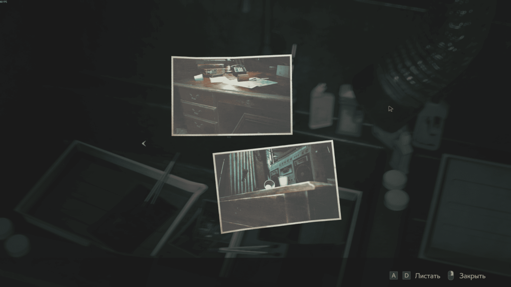 проявочная комната — фотопленка с подсказкой, Resident Evil 2 Remake